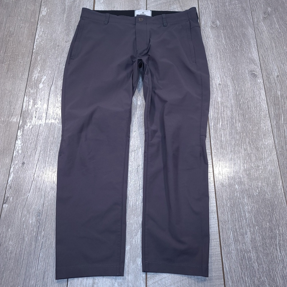 Reigning Champ Pants Mens Size 33x28 Charcoal Grey Performance Stretch Chino